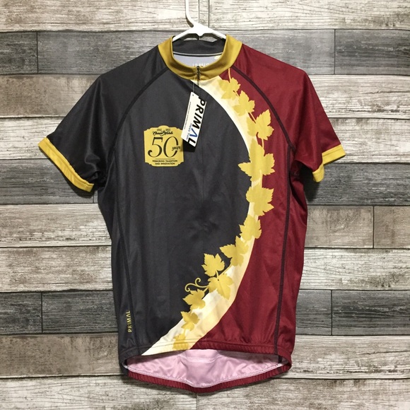 Primal Cycling Jersey Men’s Small Sports Cut Raglan Jersey Chateau St Michelle - Picture 5 of 11